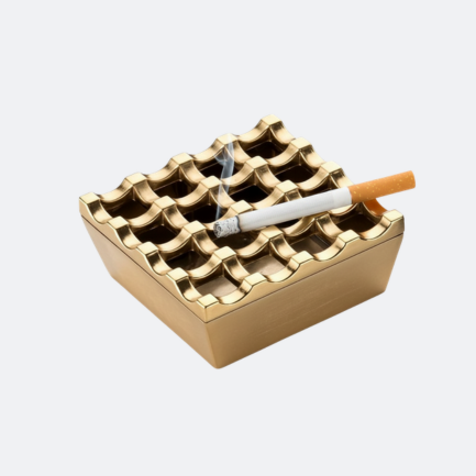 Aestyn Gold Luxe Stainless Steel Ashtray