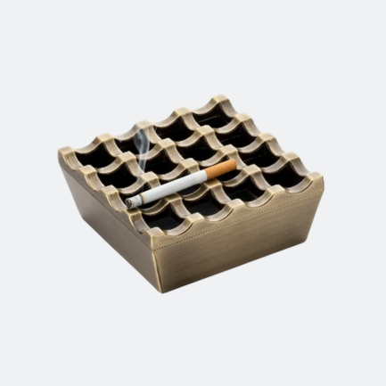 Copper Stainless Steel Ashtray | Aestyn Regal Luxe